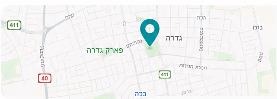 מפת גדרה